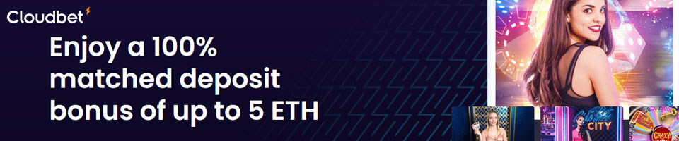 Cloudbet Bonus Banner ETH