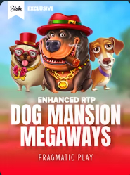 Enhanced Slots Dog Mansion Logo