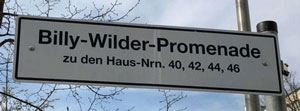 Fler Billy Wilder Promenade Strasse