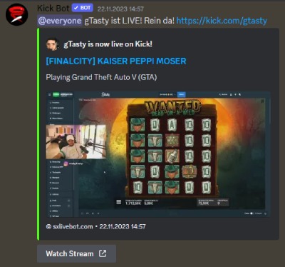 gTasty Discord Kick Bot