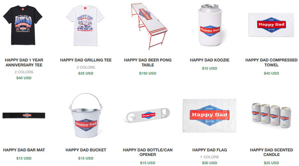 Nelkboys Happy Dad Merch