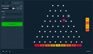 Plinko Vorschau wenig Reihen