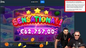 Scurrows spielt Sweet Bonanza im Stake Casino