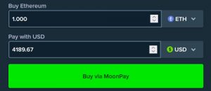 Stake ETH Moonpay