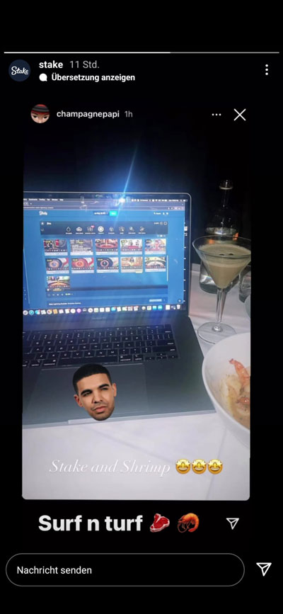 Stake Story with Drake playing Roulette