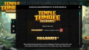 temple tumble megaways regeln